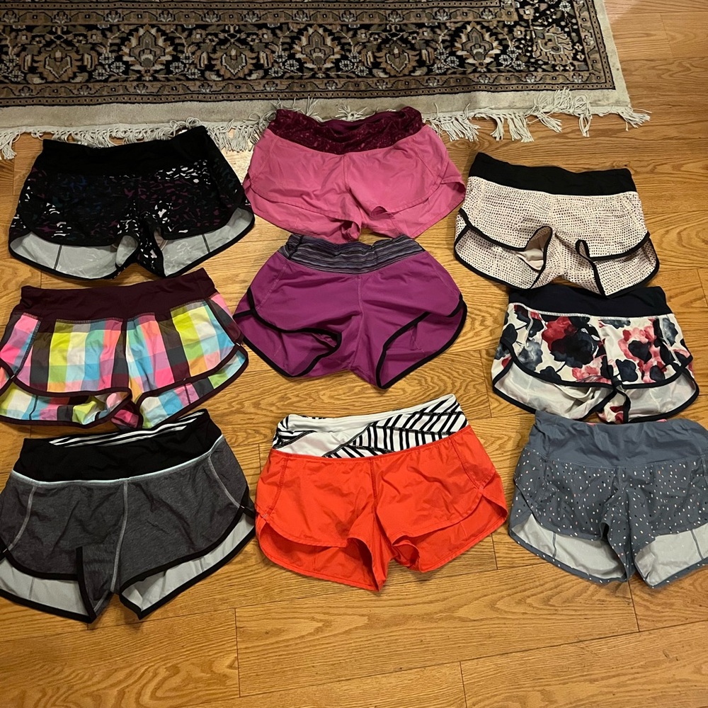 LULULEMON SPEED SHORTS 2.5”